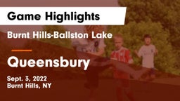 Burnt Hills-Ballston Lake  vs Queensbury  Game Highlights - Sept. 3, 2022