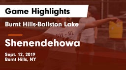 Burnt Hills-Ballston Lake  vs Shenendehowa  Game Highlights - Sept. 12, 2019