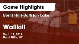 Burnt Hills-Ballston Lake  vs Wallkill  Game Highlights - Sept. 14, 2019