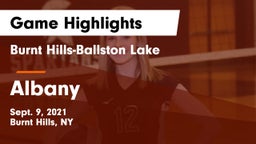 Burnt Hills-Ballston Lake  vs Albany  Game Highlights - Sept. 9, 2021