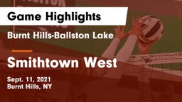 Burnt Hills-Ballston Lake  vs Smithtown West  Game Highlights - Sept. 11, 2021
