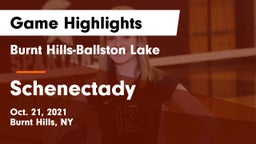 Burnt Hills-Ballston Lake  vs Schenectady  Game Highlights - Oct. 21, 2021
