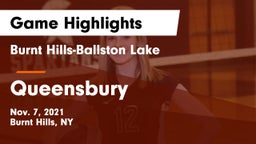 Burnt Hills-Ballston Lake  vs Queensbury  Game Highlights - Nov. 7, 2021