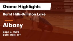 Burnt Hills-Ballston Lake  vs Albany  Game Highlights - Sept. 6, 2022