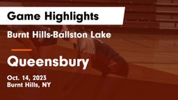 Burnt Hills-Ballston Lake  vs Queensbury  Game Highlights - Oct. 14, 2023