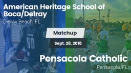 Matchup: American Heritage vs. Pensacola Catholic  2018