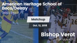 Matchup: American Heritage vs. Bishop Verot  2018