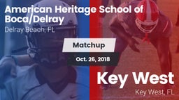 Matchup: American Heritage vs. Key West  2018