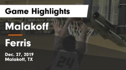 Malakoff  vs Ferris  Game Highlights - Dec. 27, 2019