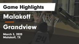 Malakoff  vs Grandview  Game Highlights - March 3, 2020