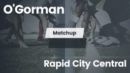 Matchup: O'Gorman  vs. Rapid City Central  2016