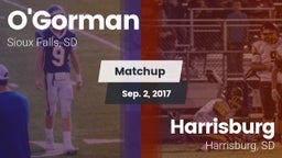 Matchup: O'Gorman  vs. Harrisburg  2017