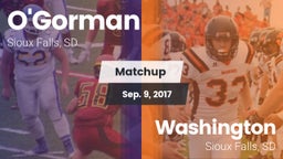 Matchup: O'Gorman  vs. Washington  2017