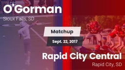 Matchup: O'Gorman  vs. Rapid City Central  2017
