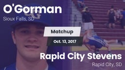 Matchup: O'Gorman  vs. Rapid City Stevens  2017