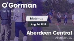 Matchup: O'Gorman  vs. Aberdeen Central  2018