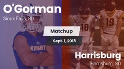 Matchup: O'Gorman  vs. Harrisburg  2018