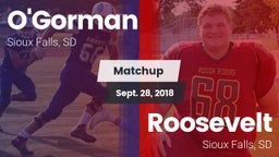 Matchup: O'Gorman  vs. Roosevelt  2018