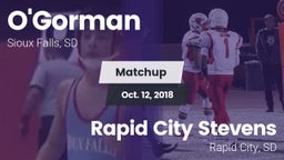 Matchup: O'Gorman  vs. Rapid City Stevens  2018