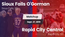 Matchup: O'Gorman  vs. Rapid City Central  2019