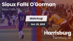 Matchup: O'Gorman  vs. Harrisburg  2019