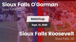 Matchup: O'Gorman  vs. Sioux Falls Roosevelt  2020