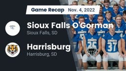 Recap: Sioux Falls O'Gorman  vs. Harrisburg  2022