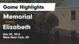 Memorial  vs Elizabeth  Game Highlights - Dec 09, 2016