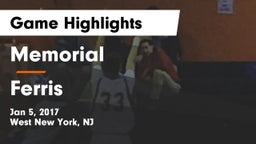 Memorial  vs Ferris  Game Highlights - Jan 5, 2017