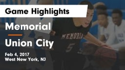 Memorial  vs Union City  Game Highlights - Feb 4, 2017