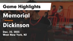 Memorial  vs Dickinson  Game Highlights - Dec. 22, 2023
