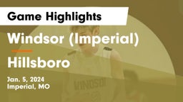 Windsor (Imperial)  vs Hillsboro  Game Highlights - Jan. 5, 2024