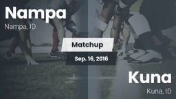 Matchup: Nampa  vs. Kuna  2016