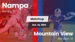 Matchup: Nampa  vs. Mountain View  2016