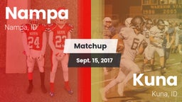 Matchup: Nampa  vs. Kuna  2017