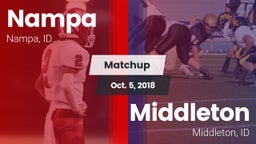 Matchup: Nampa  vs. Middleton  2018