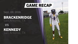 Recap: Brackenridge  vs. Kennedy  2016