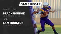 Recap: Brackenridge  vs. Sam Houston  2016