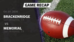 Recap: Brackenridge  vs. Memorial  2016