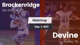 Matchup: Brackenridge vs. Devine  2017