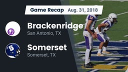 Recap: Brackenridge  vs. Somerset  2018