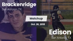 Matchup: Brackenridge vs. Edison  2018