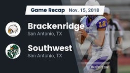 Recap: Brackenridge  vs. Southwest  2018