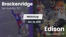 Matchup: Brackenridge vs. Edison  2019