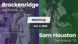 Matchup: Brackenridge vs. Sam Houston  2020