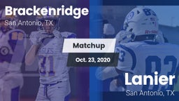 Matchup: Brackenridge vs. Lanier  2020