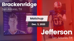 Matchup: Brackenridge vs. Jefferson  2020