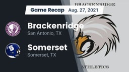 Recap: Brackenridge  vs. Somerset  2021