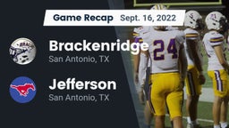 Recap: Brackenridge  vs. Jefferson  2022