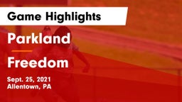 Parkland  vs Freedom  Game Highlights - Sept. 25, 2021